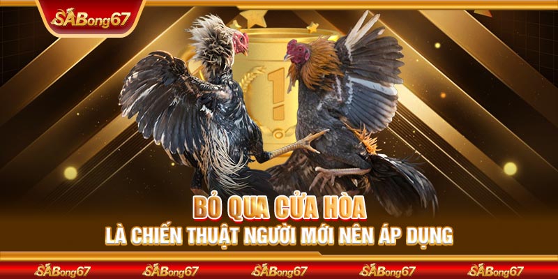 Bỏ qua cửa Hòa là chiến thuật người mới nên áp dụng