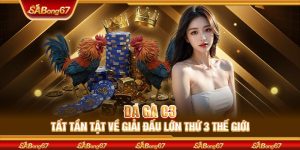 Đá Gà C3 | Tất Tần Tật Về Giải Đấu Lớn Thứ 3 Thế Giới