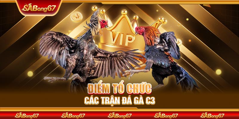 Điểm tổ chức các trận đá gà C3