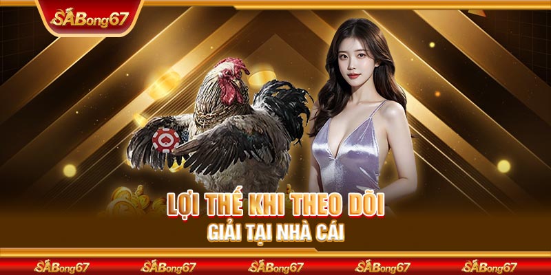Lợi thế khi theo dõi giải tại nhà cái